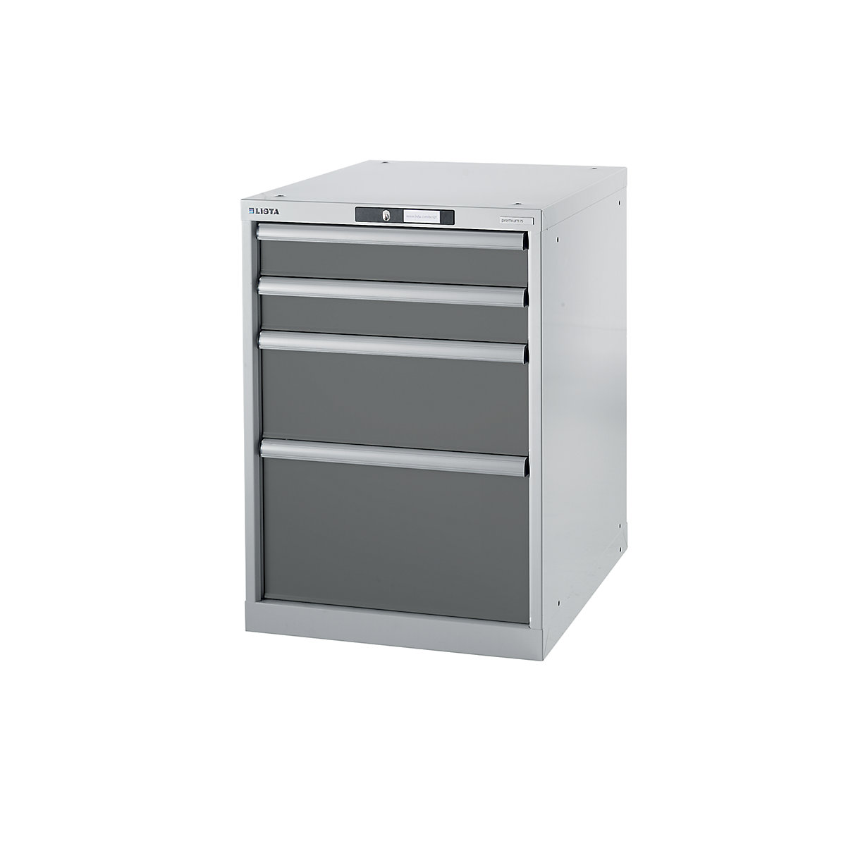 Bancada de trabalho com sistema modular, armário inferior - LISTA