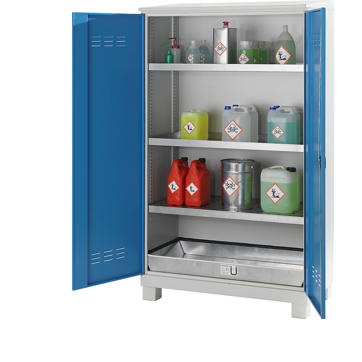 Armário protetor do meio ambiente para armazenamento exterior – eurokraft pro (Imagem do produto 3)-2