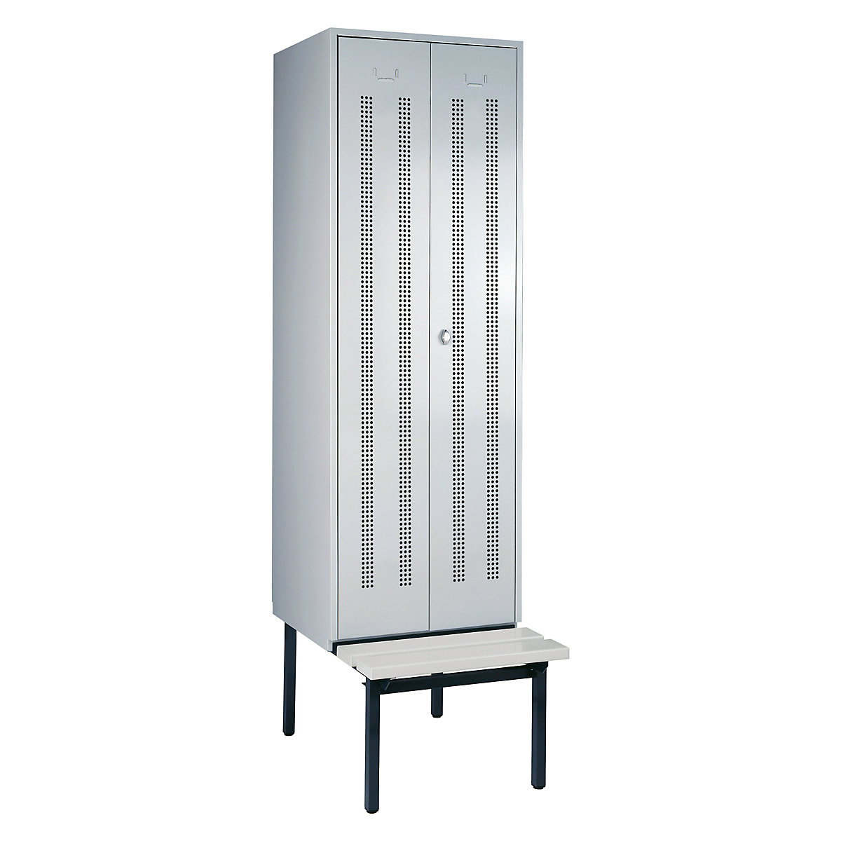 Cacifo com separação de roupa suja/limpa Berlin 1 com banco – Wolf (Imagem do produto 2)-1