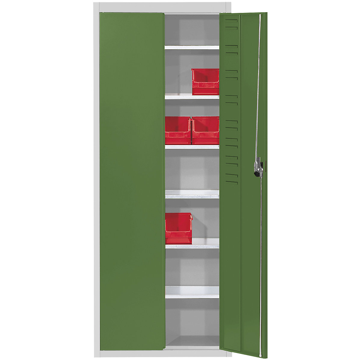 Armário de armazém, sem caixas de armazenagem à vista – mauser (Imagem do produto 11)-10