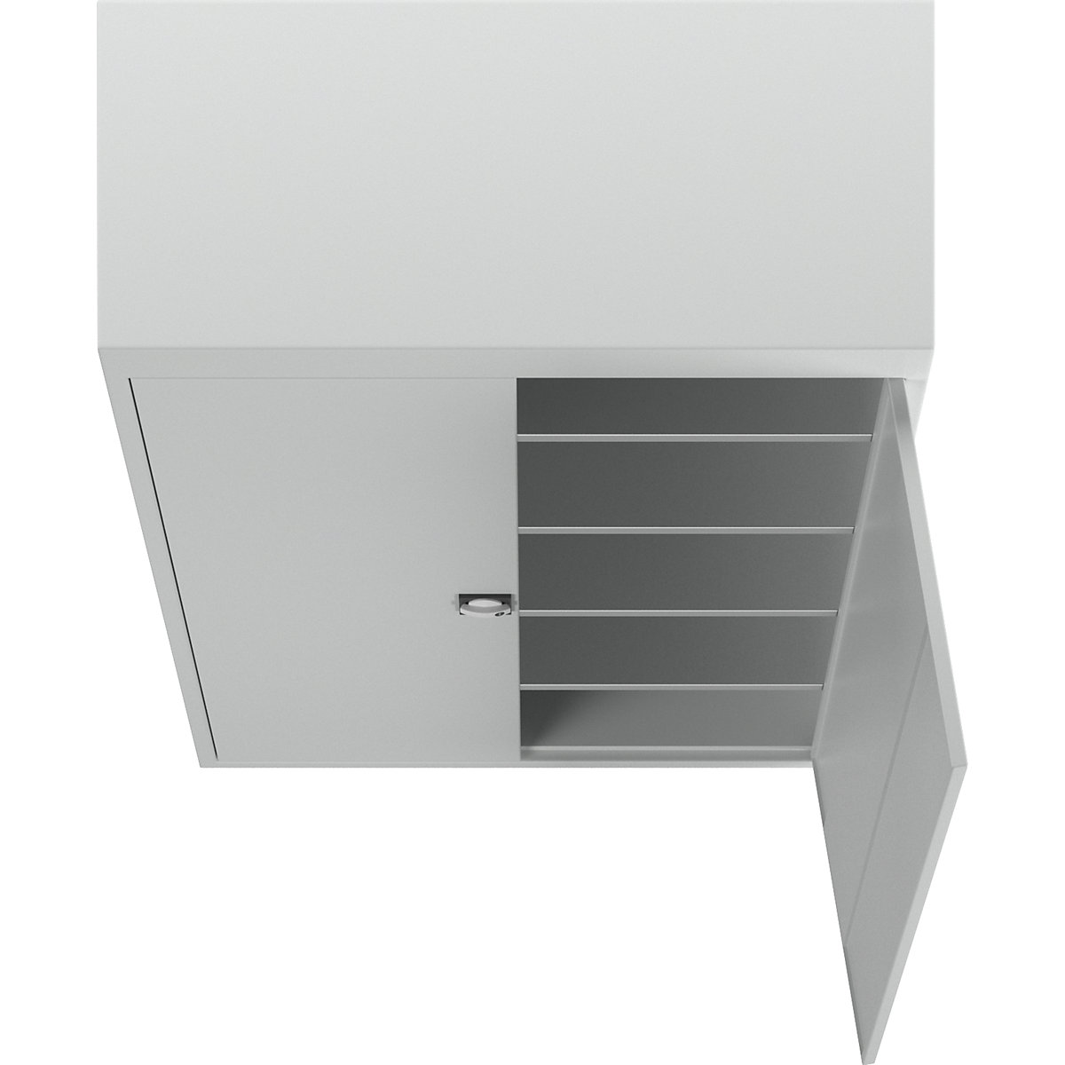 Armário de portas de batente em chapa de aço – eurokraft pro (Imagem do produto 10)-9