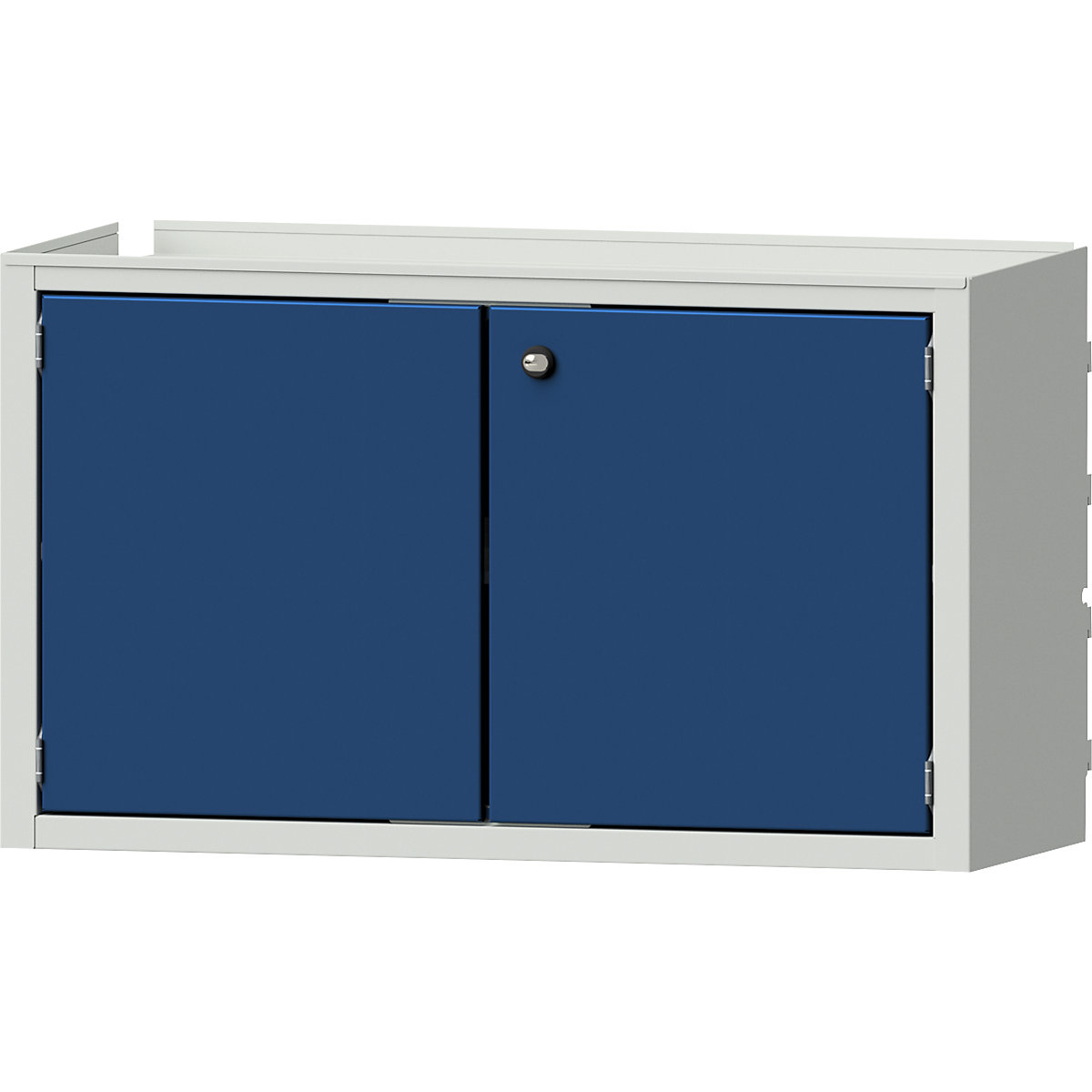 Armário de portas de batente – ANKE, LxPxA 760 x 330 x 450 mm, azul genciana-2