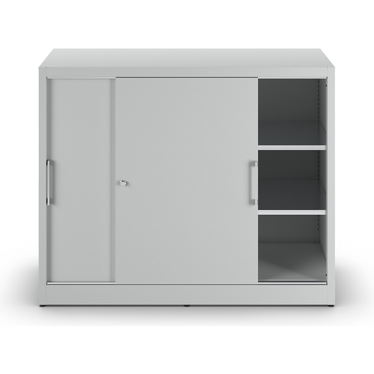 Armadietto con ante scorrevoli altezza 1200 mm – eurokraft pro (Foto prodotto 3)-2