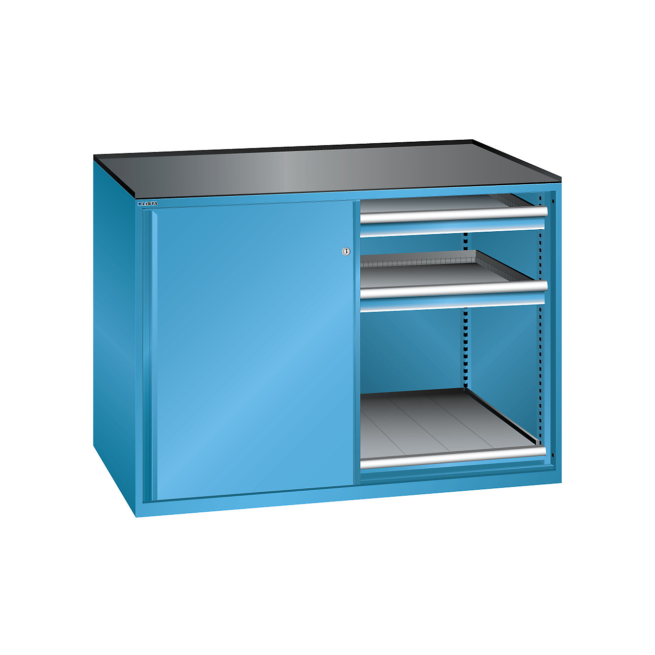 LISTA – Armario de puertas correderas, carga máx. de la balda extraíble