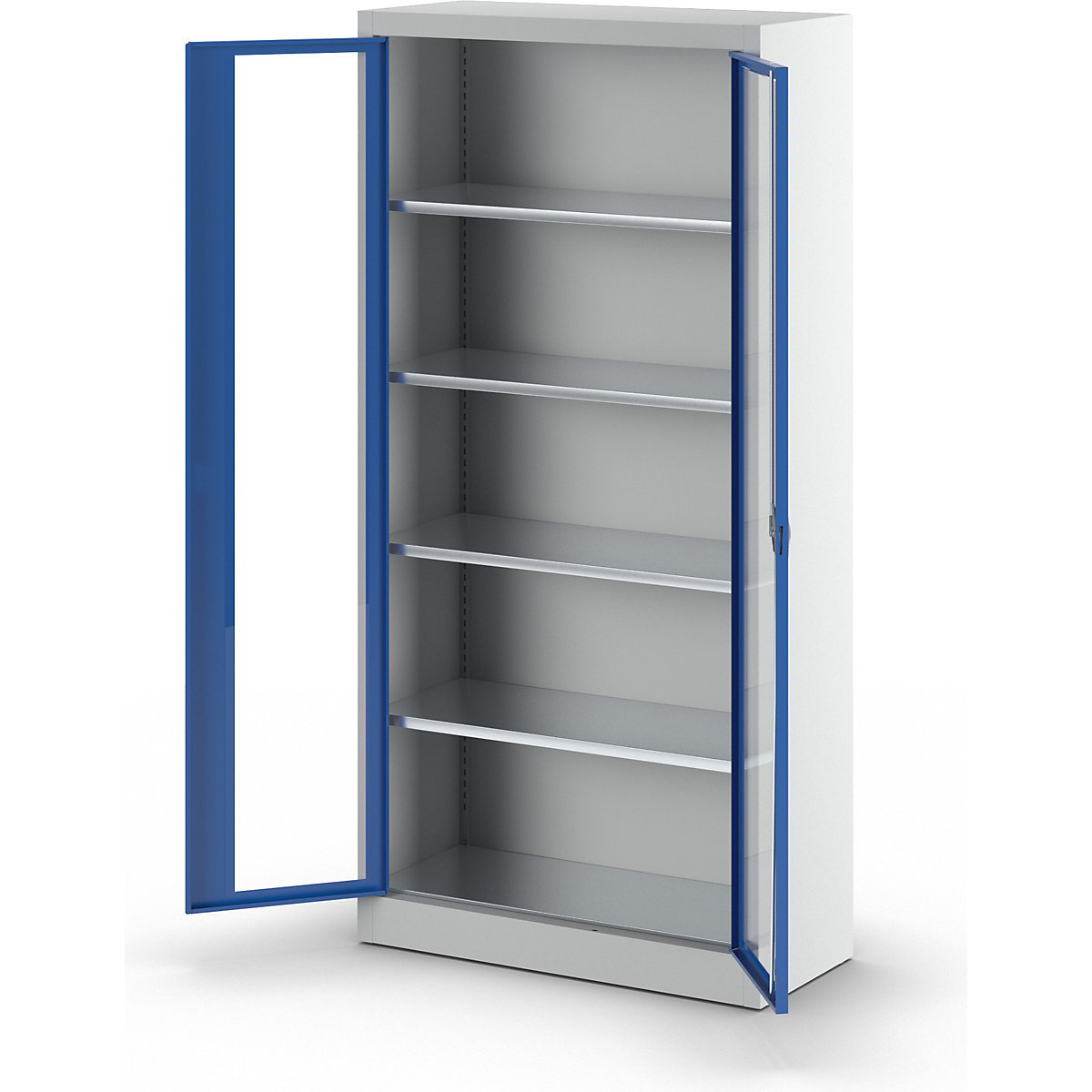 Armario de puertas batientes con ventanilla – mauser (Imagen del producto 2)-1