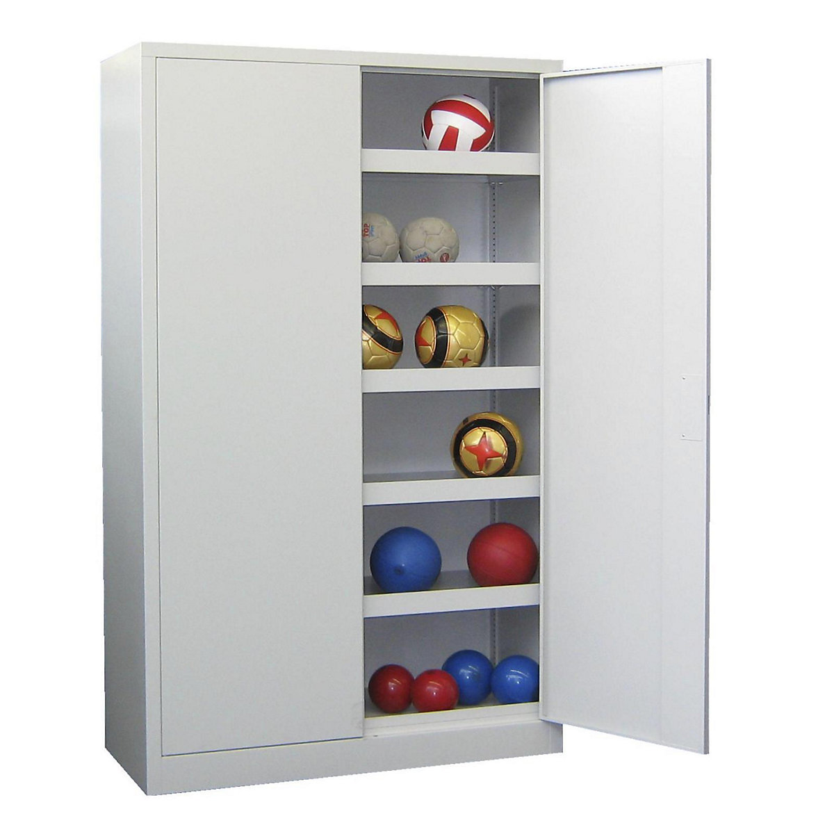 Armario de puertas batientes para balones, altura 1950 mm &ndash; Pavoy