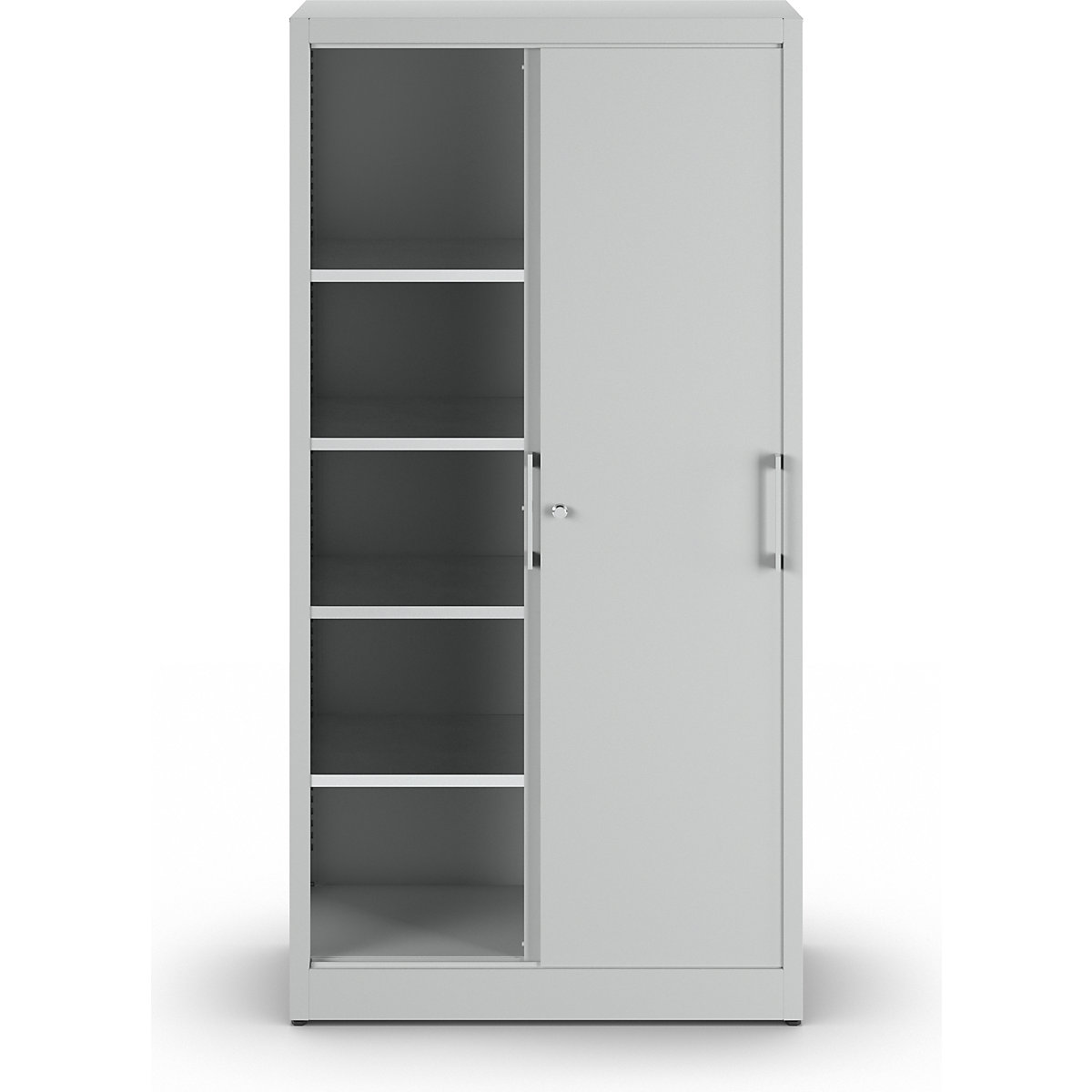 Armario de puertas correderas, altura 1950 mm – eurokraft pro (Imagen del producto 3)-2