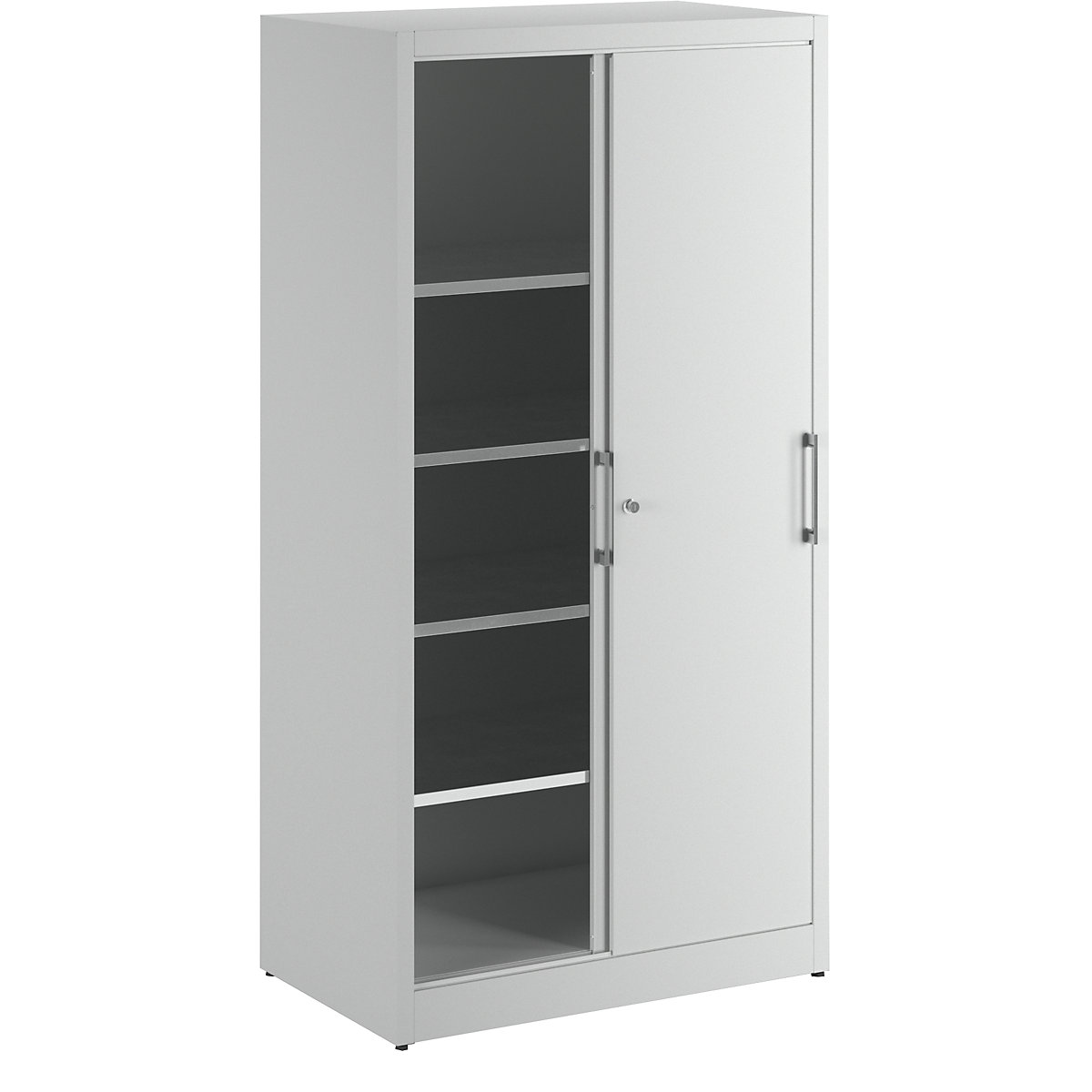 Armario de puertas correderas, altura 1950 mm &ndash; eurokraft pro