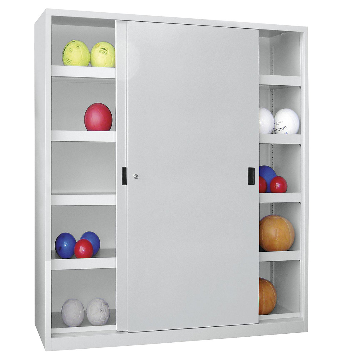 Armario de puertas correderas para balones, altura 1950 mm &ndash; Pavoy