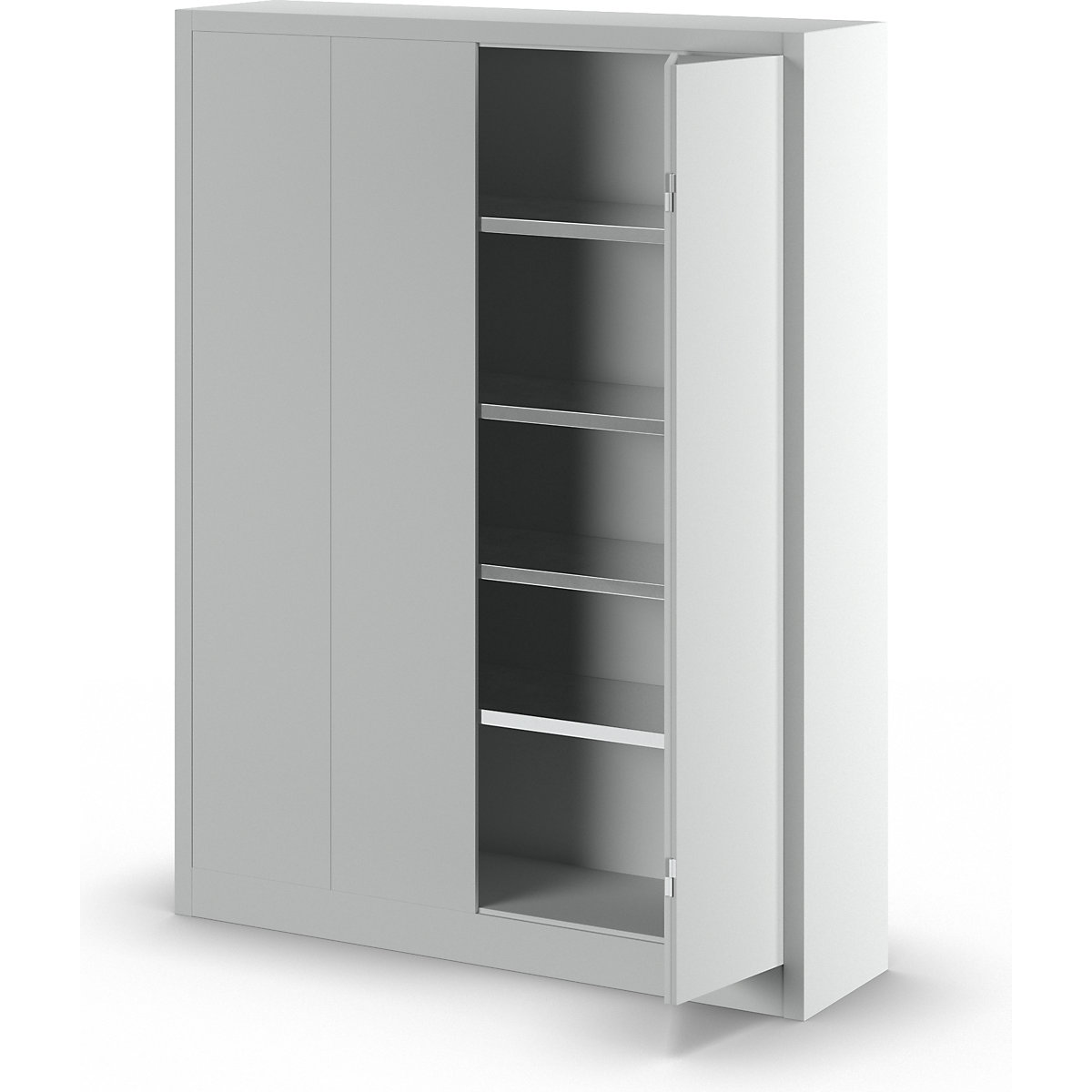 Armario de puertas plegables, altura 1950 mm – Pavoy (Imagen del producto 4)-3