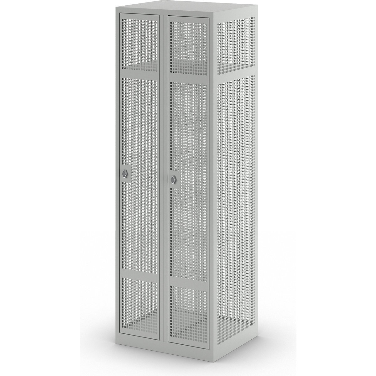 Taquilla de chapa perforada – eurokraft pro (Imagen del producto 2)-1
