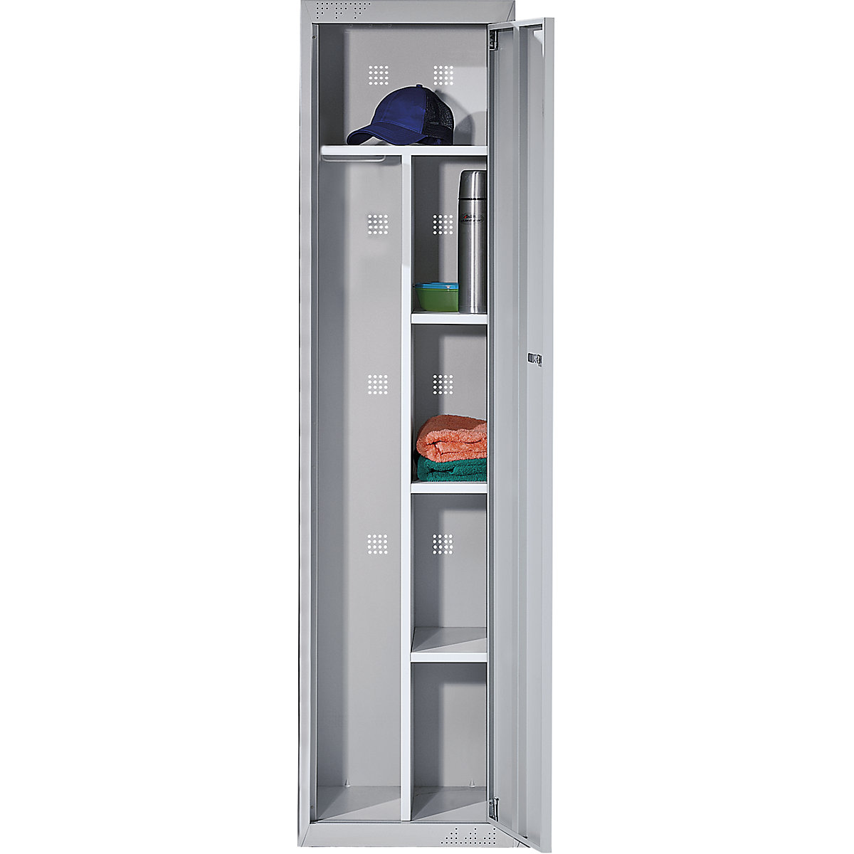 Taquilla para productos de limpieza Venlo – eurokraft basic (Imagen del producto 2)-1