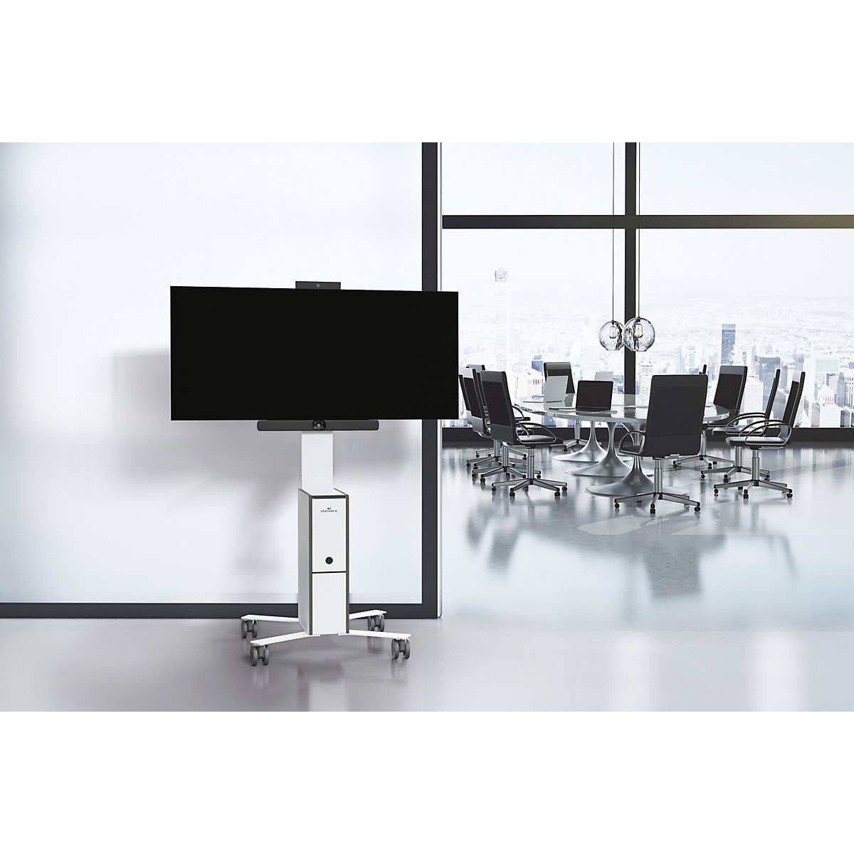 Carro móvil para TV COWORKSTATION® – DURABLE (Imagen del producto 15)-14