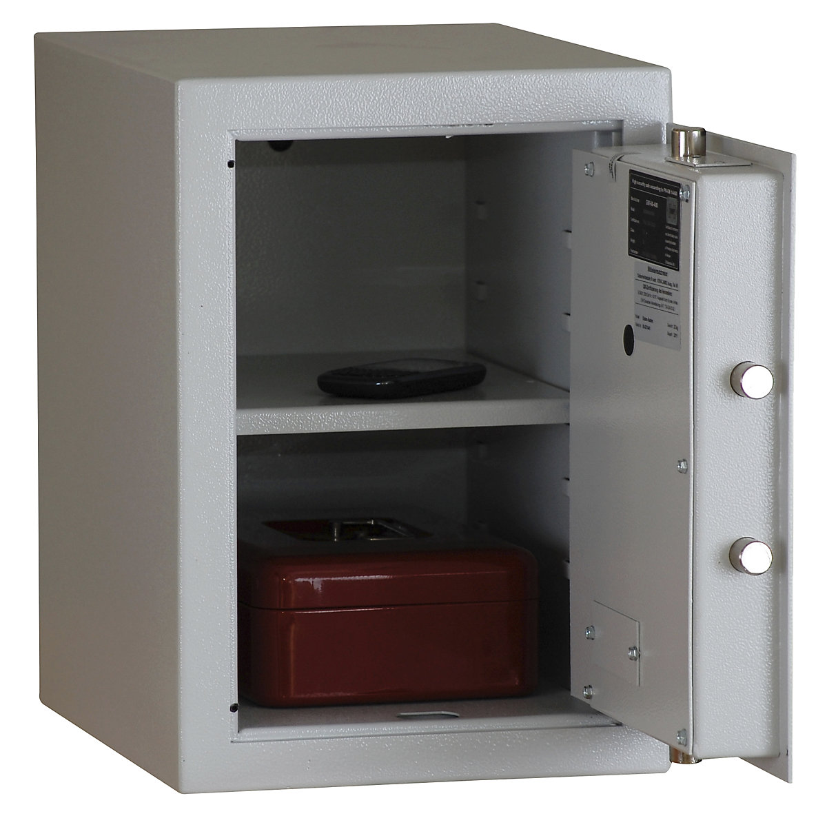 Caja de caudales para empotrar en muebles