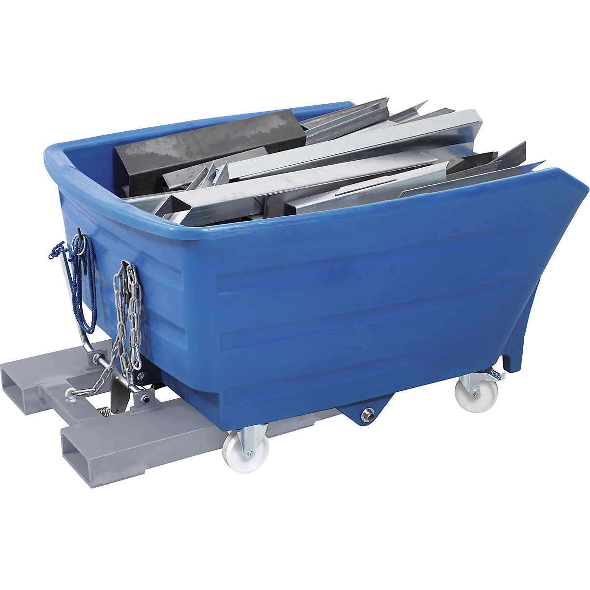 Recipiente basculante em PE para cargas pesadas (Imagem do produto 6)-5