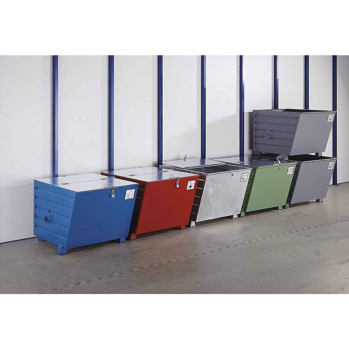 Recipiente basculante, empilhável – eurokraft pro (Imagem do produto 2)-1