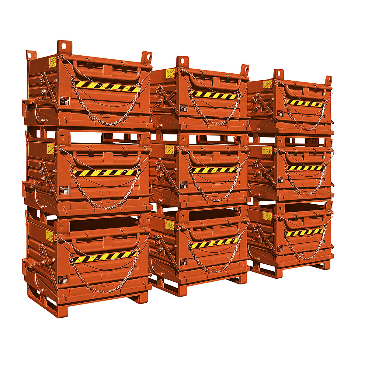 Recipiente com fundo de abrir