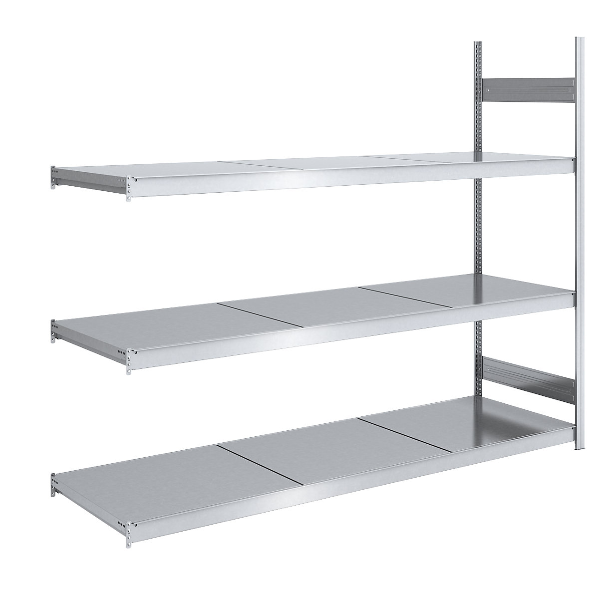 Estante de encaixar de grandes compartimentos, galvanizada - hofe