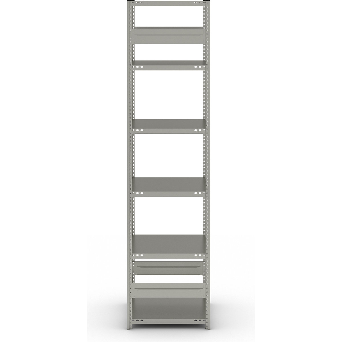 Estante de encaixe para armazém, armação de estante azul, prateleira galvanizada – eurokraft pro (Imagem do produto 11)-10