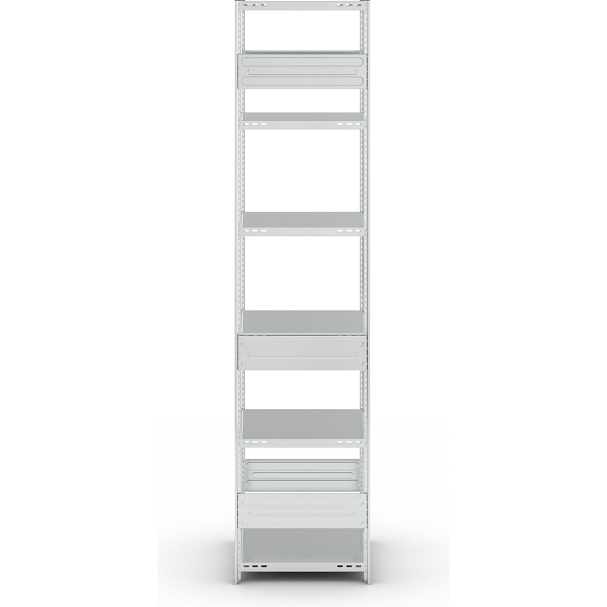 Estante de encaixar para cargas pesadas, galvanizada, de ambos os lados – eurokraft pro (Imagem do produto 4)-3