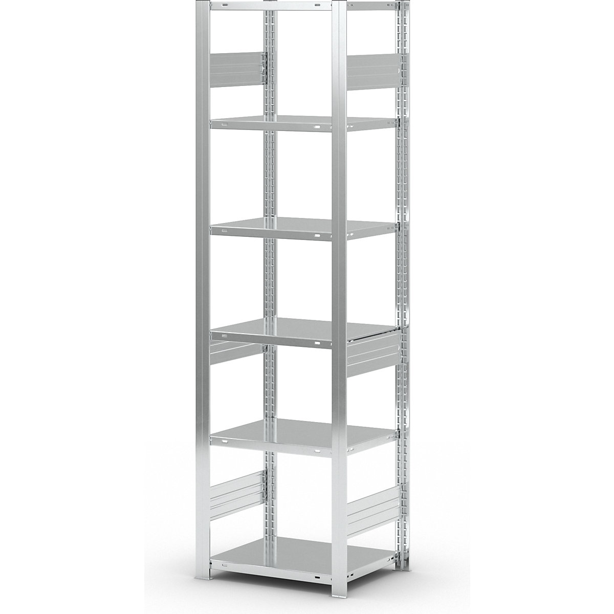 Estante de encaixar para cargas pesadas, galvanizada, de ambos os lados – eurokraft pro (Imagem do produto 6)-5