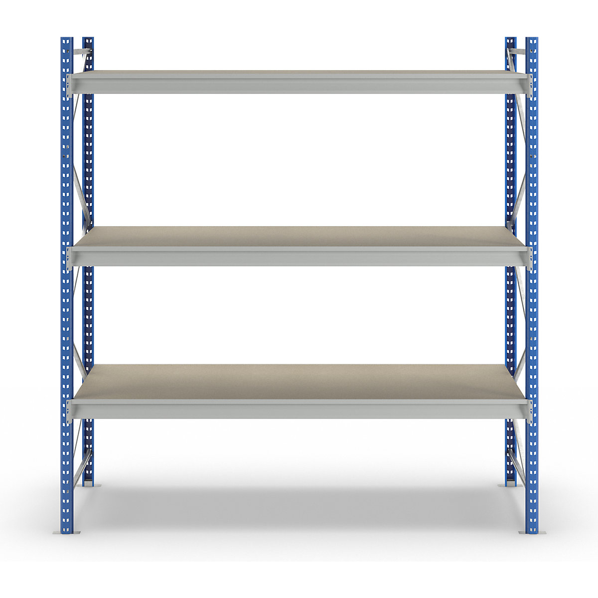 Estante de prateleiras grandes para cargas pesadas com bases em placas de aglomerado – Manorga (Imagem do produto 7)-6