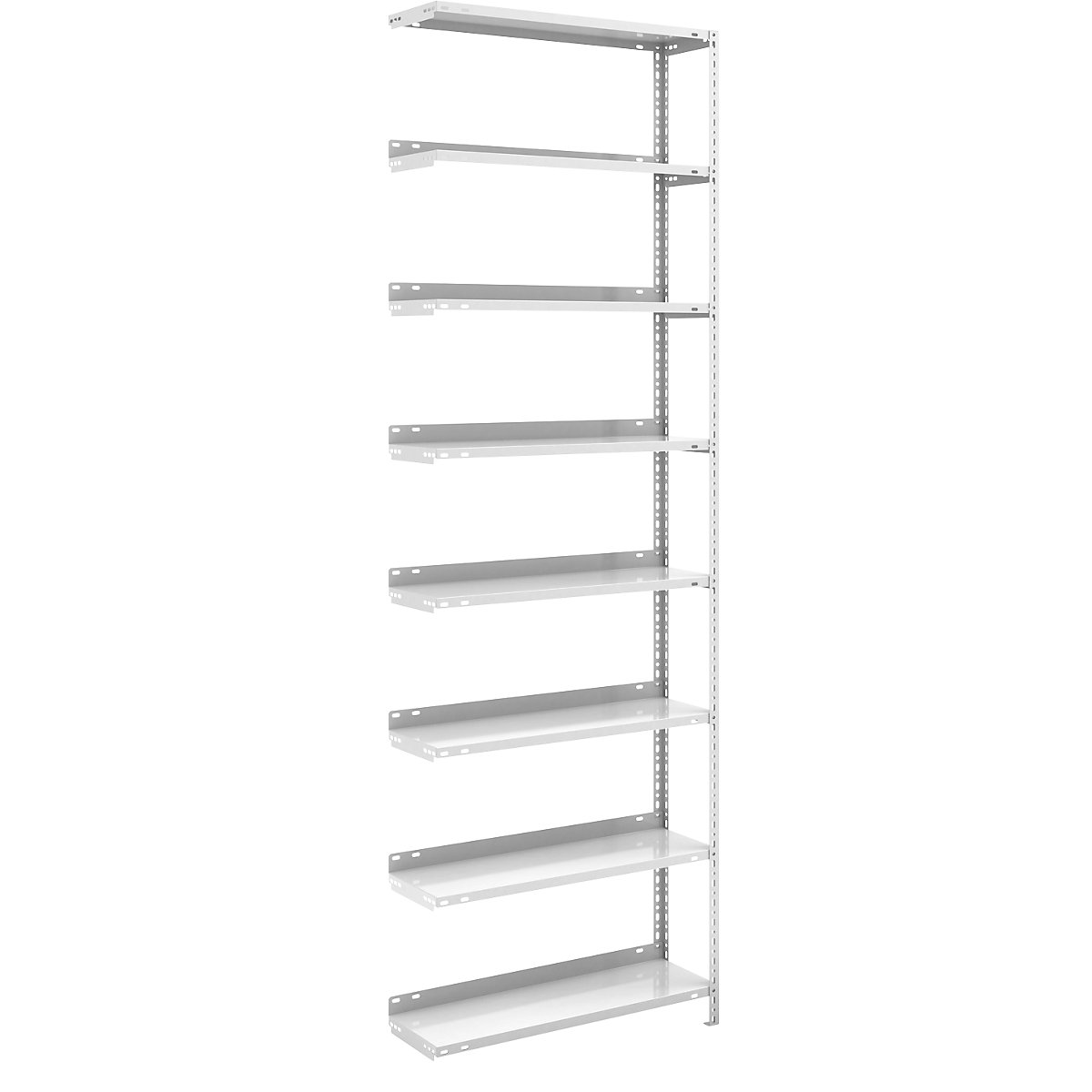 Estante de aparafusar para pastas de arquivo, cinzento claro RAL 7035 - hofe