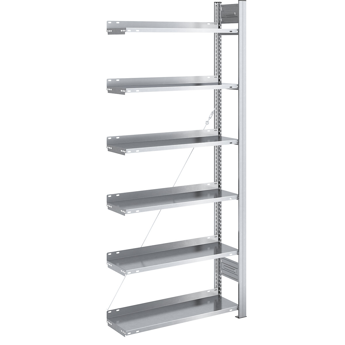 Estante de encaixar para pastas de arquivo, galvanizada - hofe