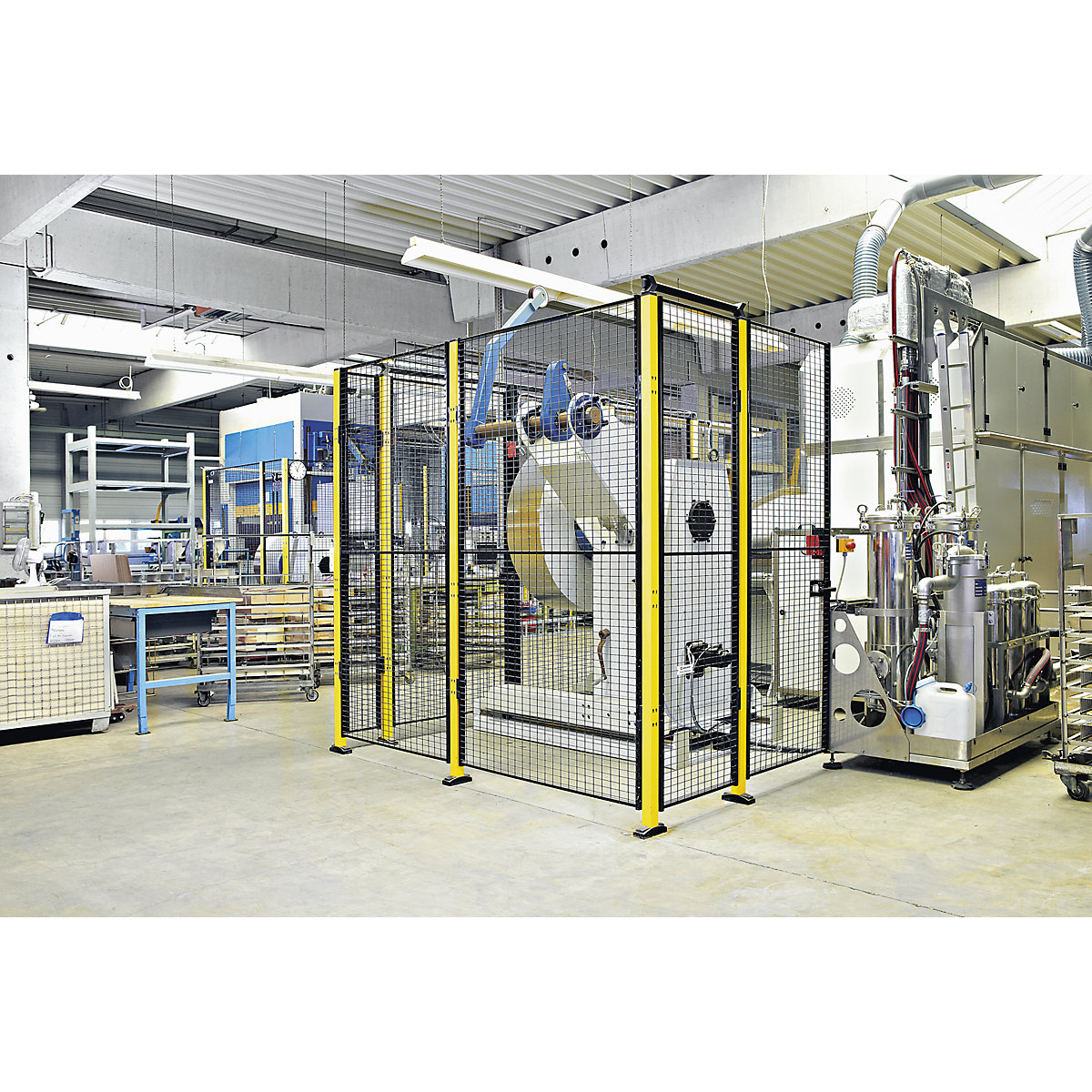 Grade de proteção para máquinas X-GUARD CLASSIC, elemento de parede – Axelent (Imagem do produto 2)-1