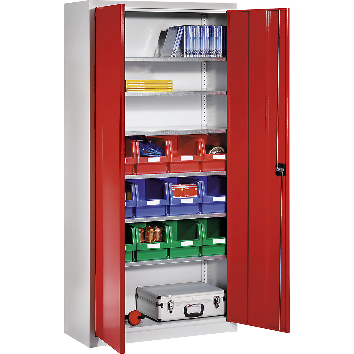 Armoire d'atelier en tôle d'acier - eurokraft pro