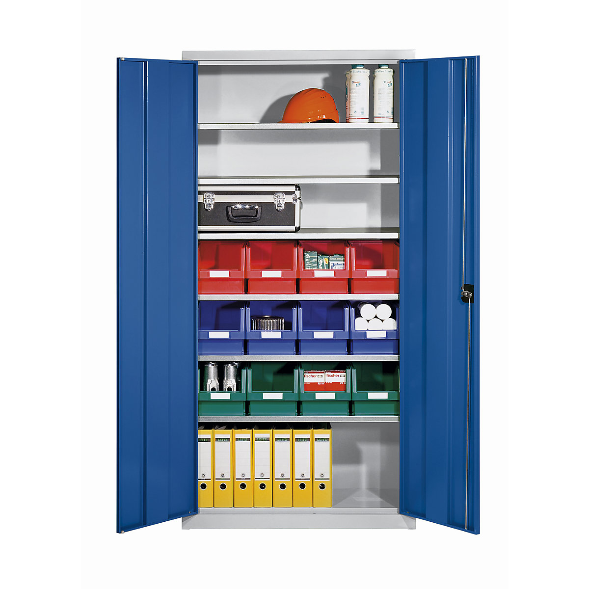 Armoire d'atelier en tôle d'acier - eurokraft pro