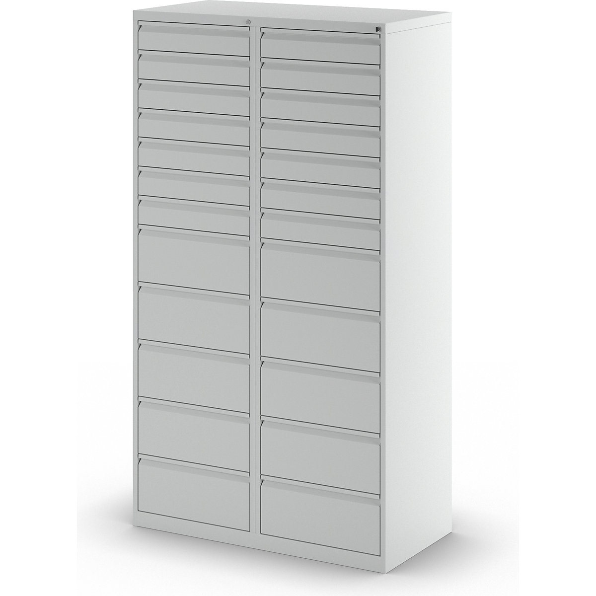 Armoire à tiroirs en acier – eurokraft basic (Illustration du produit 7)-6