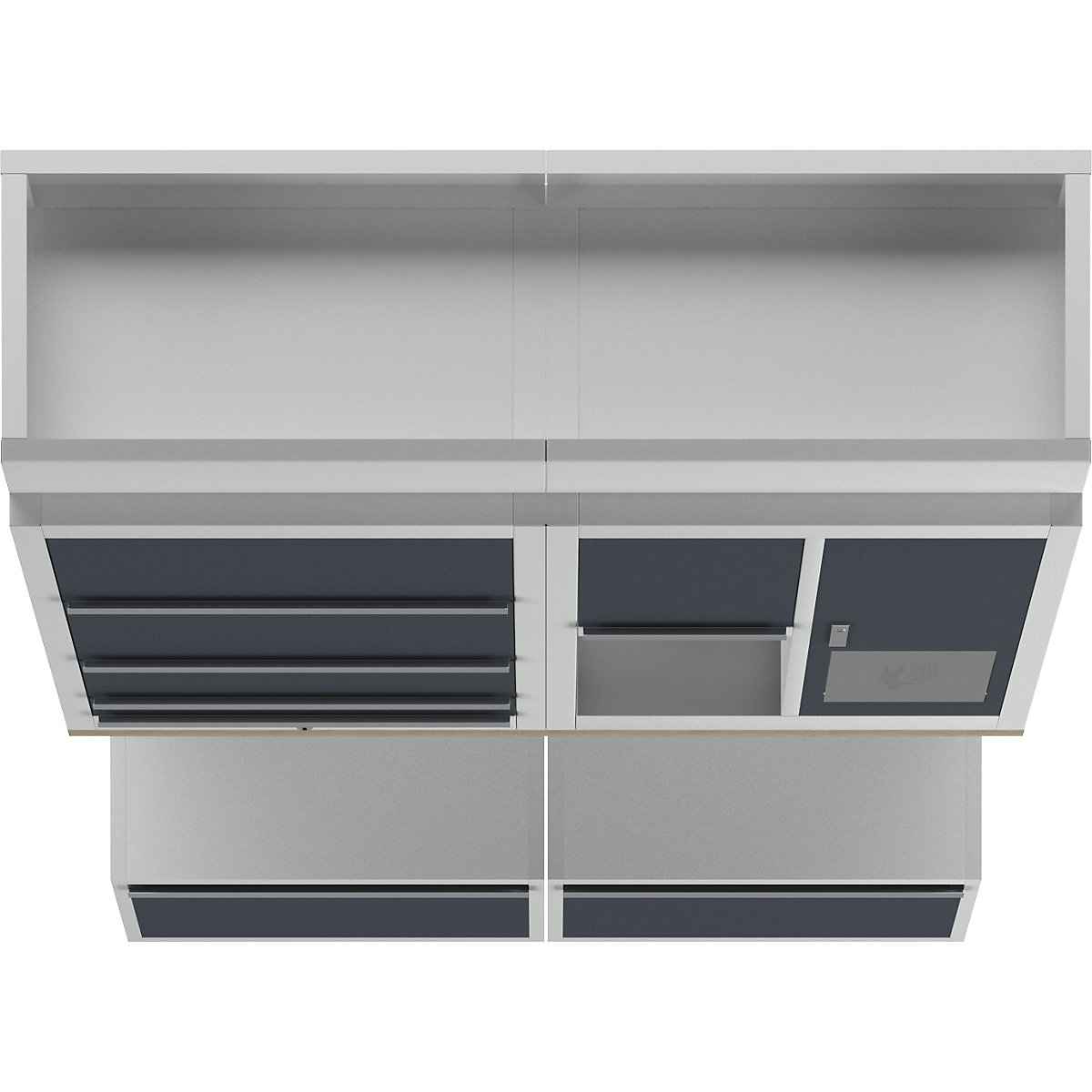 Système modulaire d'aménagement de l&#x27;atelier avec caisson pour déchets et nettoyage (Illustration du produit 7)-6
