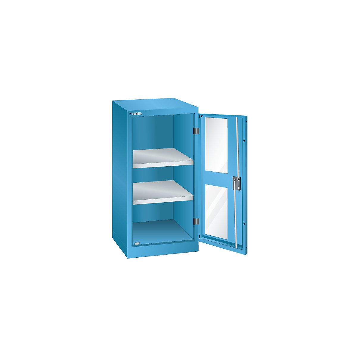 Armoire à portes battantes avec 2 tablettes - LISTA