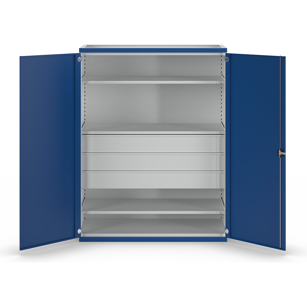 Armoire pour charges lourdes JUMBO avec 3 tablettes – ANKE (Illustration du produit 2)-1