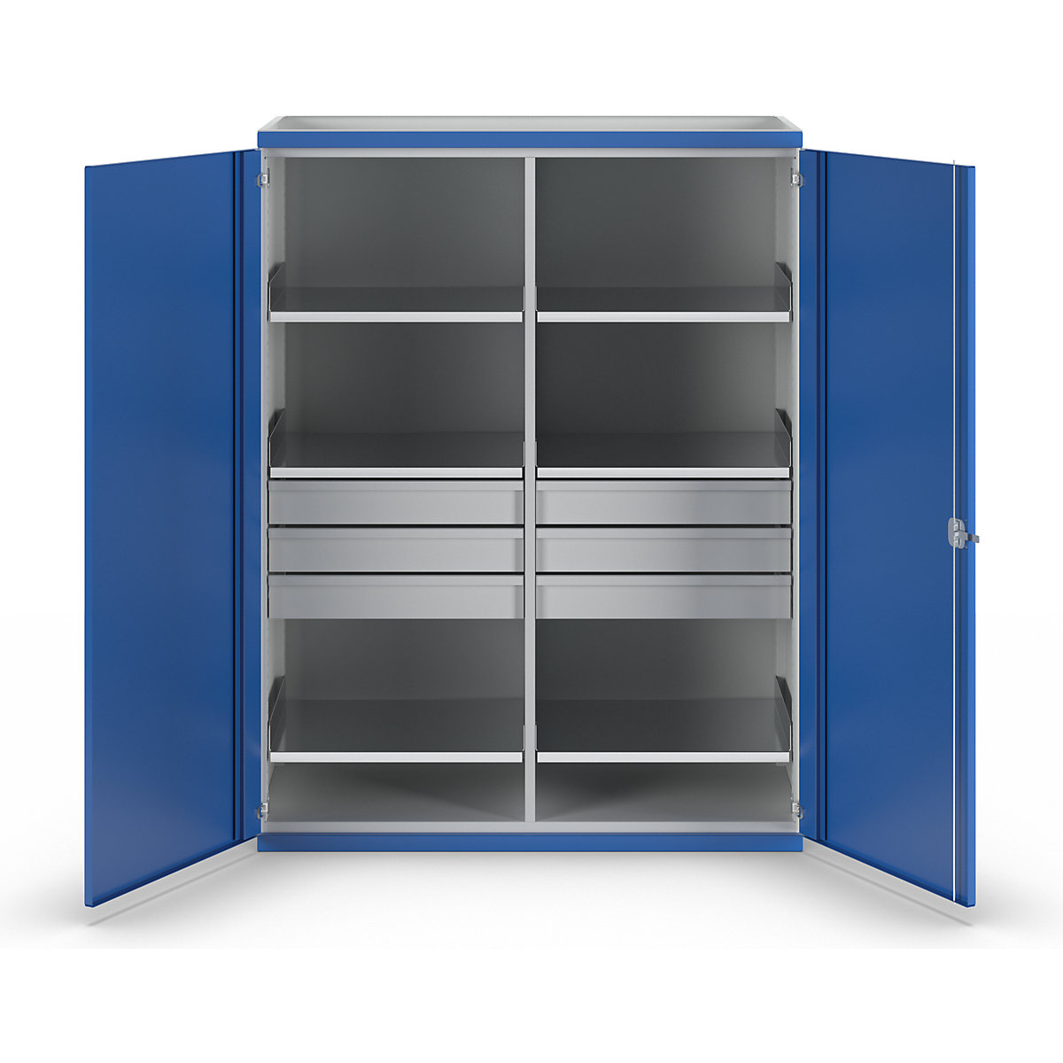 Armoire pour charges lourdes JUMBO avec cloison médiane – ANKE (Illustration du produit 2)-1