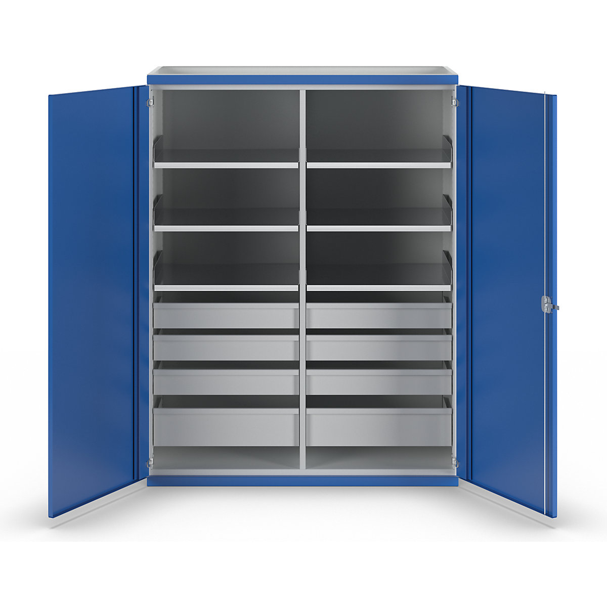 Armoire pour charges lourdes JUMBO avec cloison médiane – ANKE (Illustration du produit 2)-1