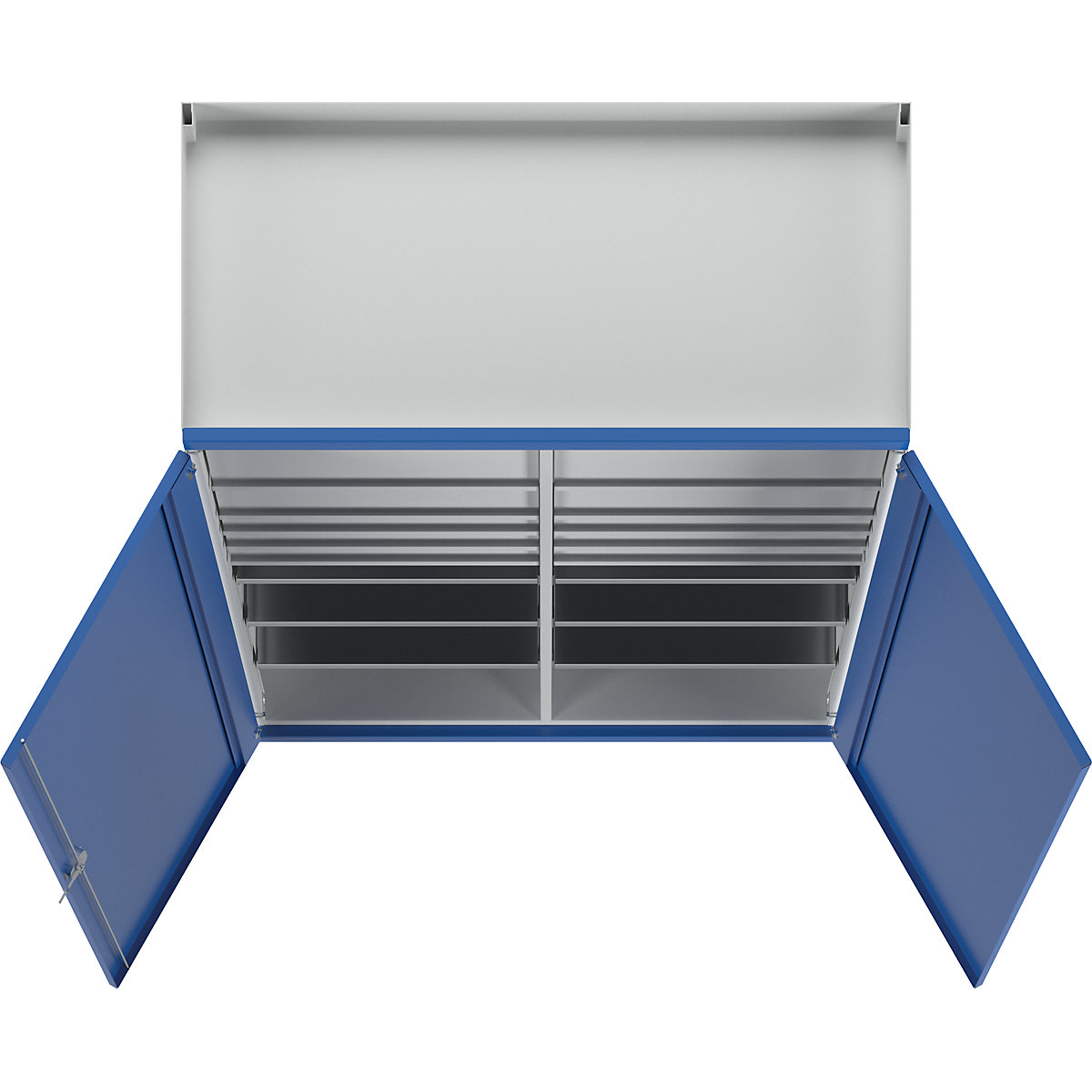 Armoire pour charges lourdes JUMBO avec cloison médiane – ANKE (Illustration du produit 6)-5