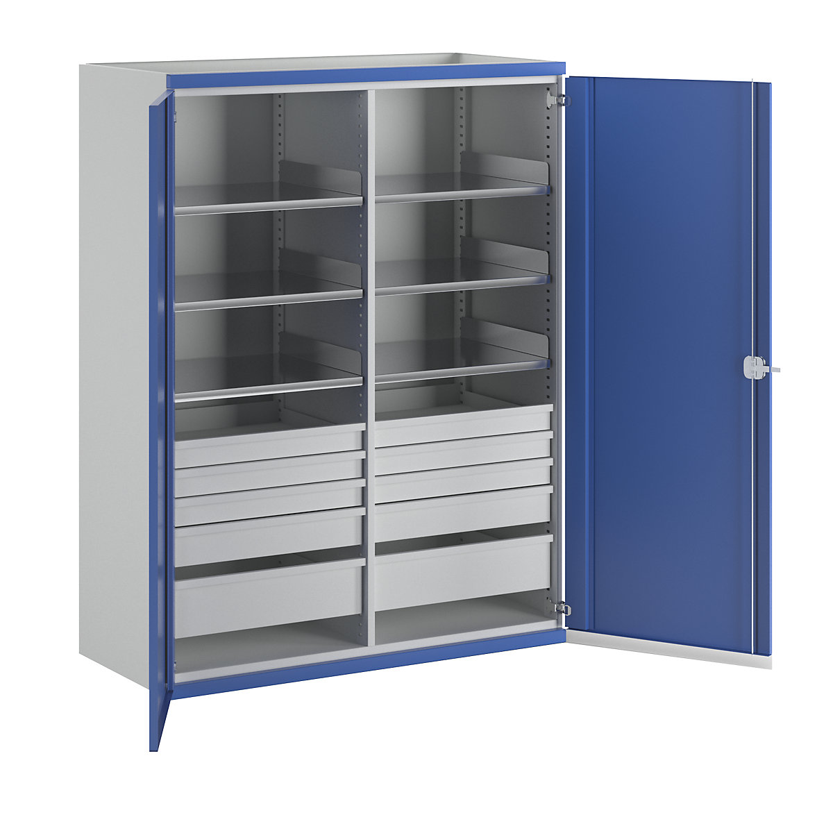 Armoire pour charges lourdes JUMBO avec cloison médiane – ANKE