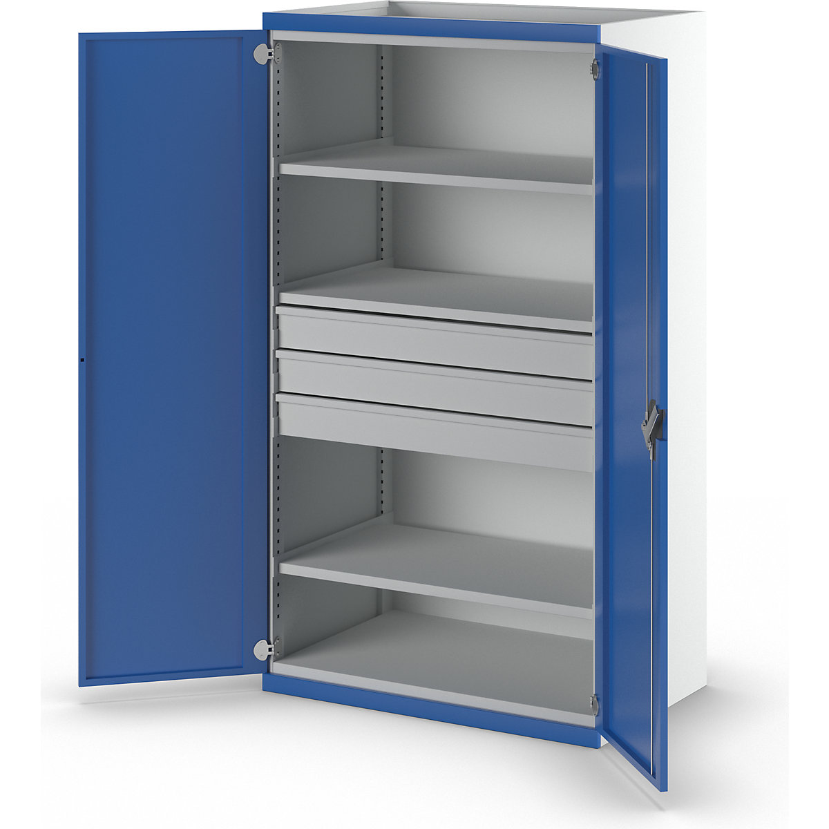 Armoire pour charges lourdes avec 3 tablettes – ANKE (Illustration du produit 2)-1