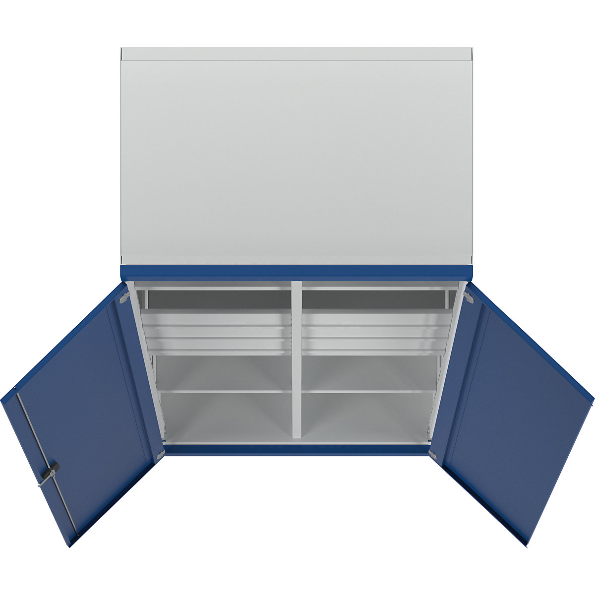 Armoire pour charges lourdes avec cloison médiane – ANKE (Illustration du produit 5)-4
