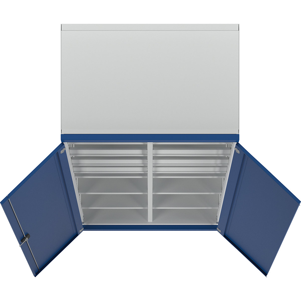 Armoire pour charges lourdes avec cloison médiane – ANKE (Illustration du produit 5)-4