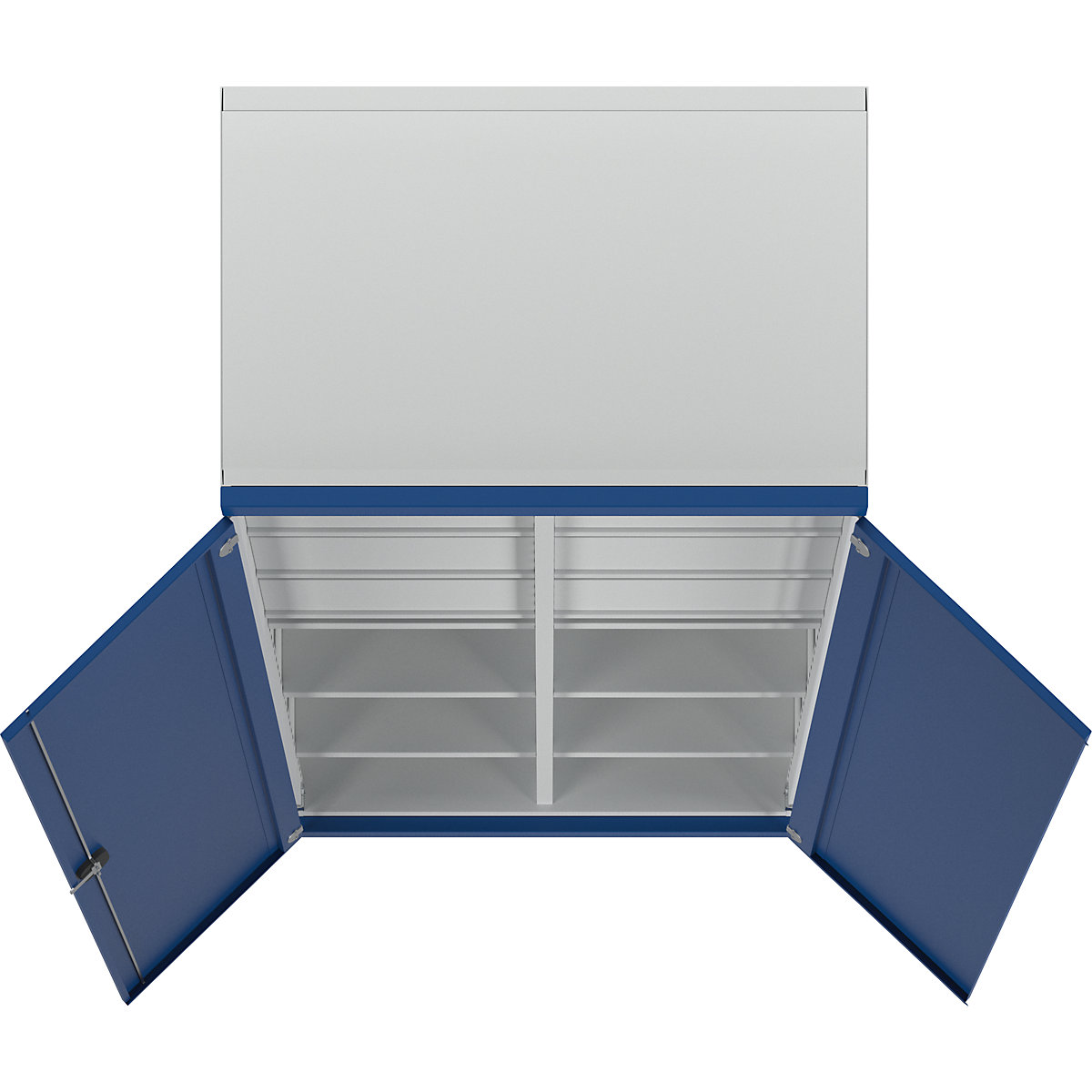 Armoire pour charges lourdes avec cloison médiane – ANKE (Illustration du produit 5)-4