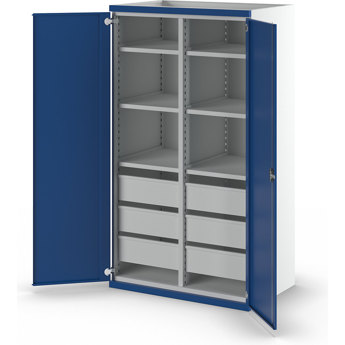 Armoire pour charges lourdes avec cloison médiane – ANKE (Illustration du produit 6)-5