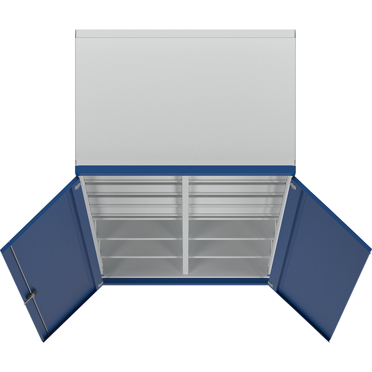 Armoire pour charges lourdes avec cloison médiane – ANKE (Illustration du produit 5)-4