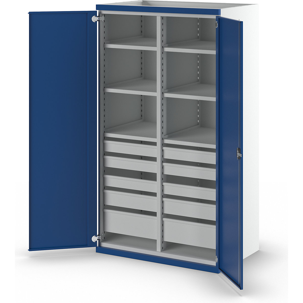 Armoire pour charges lourdes avec cloison médiane – ANKE (Illustration du produit 6)-5
