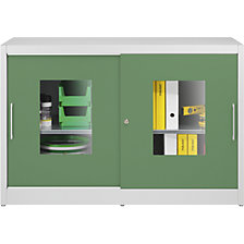 profondeur 500 mm, coloris portes vert réséda