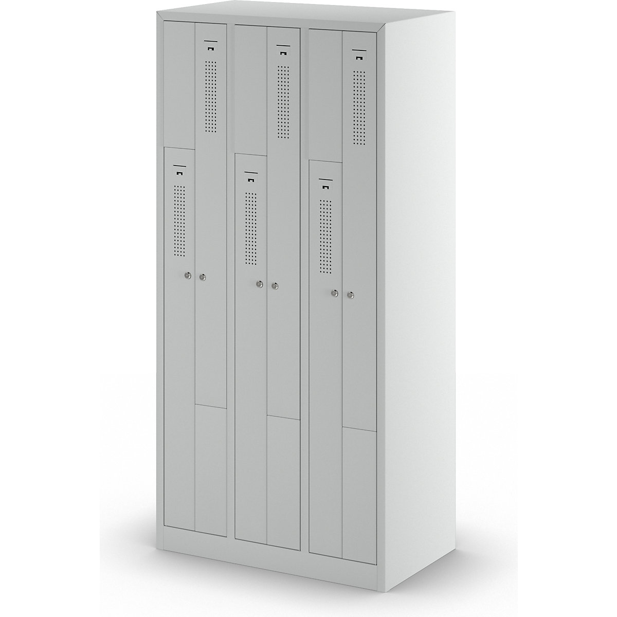 Vestiaire à portes en Z Amsterdam – eurokraft basic (Illustration du produit 5)-4