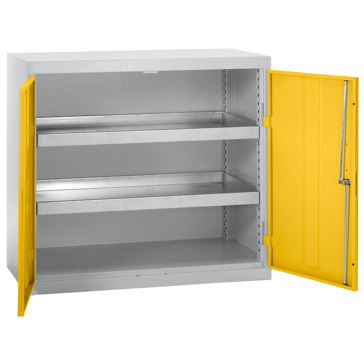Armoire de sécurité sans perforations dans les portes
