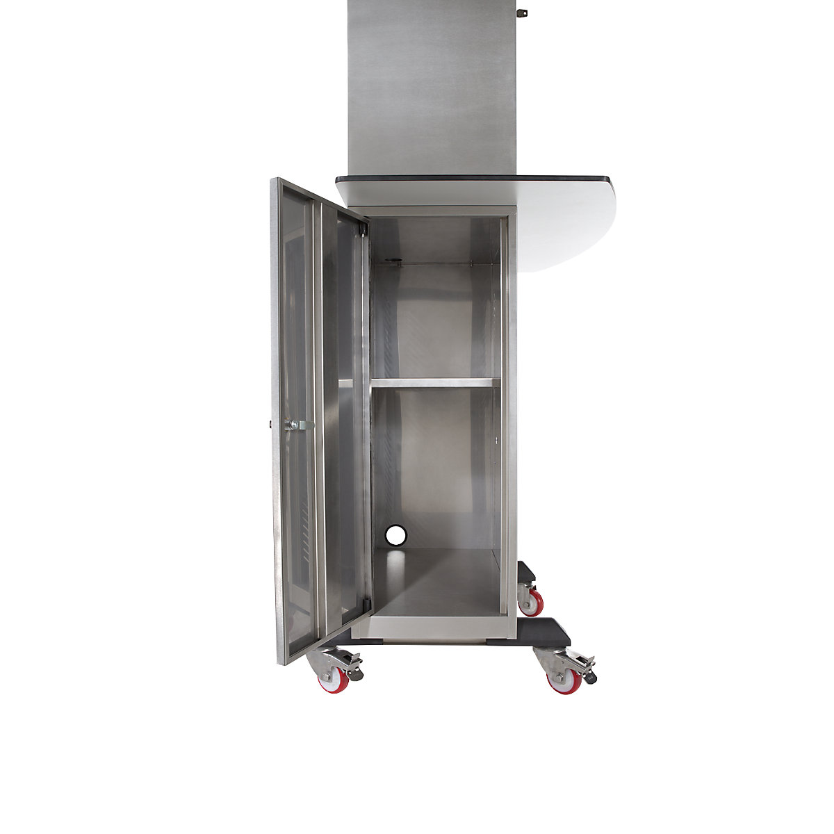 Armoire en inox pour ordinateur – eurokraft pro (Illustration du produit 3)-2